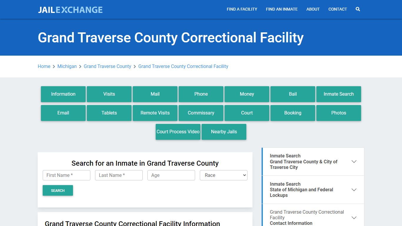 Grand Traverse County Correctional Facility - Jail Exchange